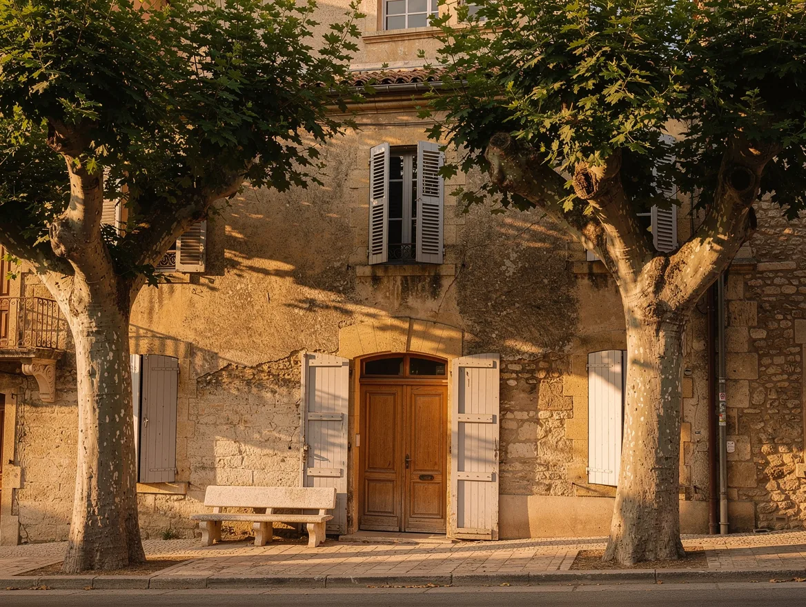 La maison des deux platanes — Cucuron